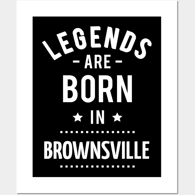 Legends Are Born In Brownsville Wall Art by ProjectX23Red